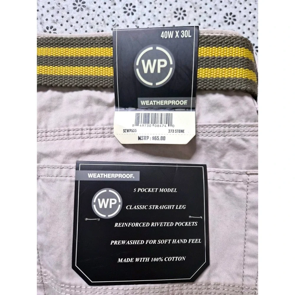 Weatherproof pair beige